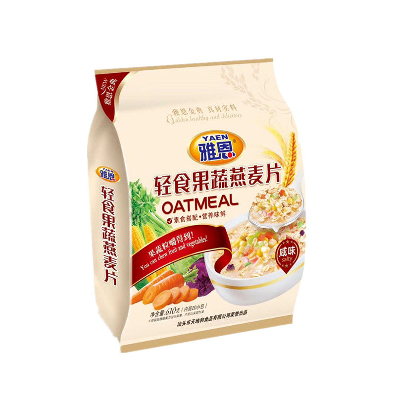 雅恩果蔬燕麦片咸味粗粮谷物