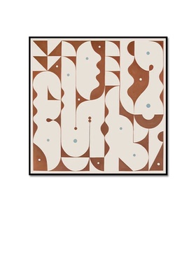 现代简约抽象玄关装饰画2026新款餐厅客厅挂画卧室床头背景墙壁画