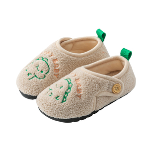 宝宝棉拖鞋秋冬男童室内鞋幼儿地板鞋棉鞋女童儿童拖鞋小孩家居鞋