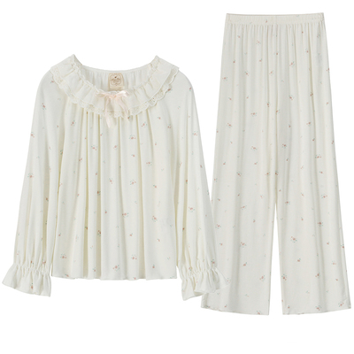 女童春秋季古典公主风家居服2025