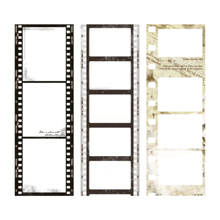 M｜菲林记忆胶带 复古胶片黑白胶卷边框pet防水手账相册装饰贴画