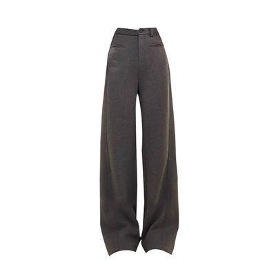 秋冬显瘦气质加绒加厚垂感西装裤