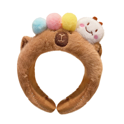 2025新款可爱毛毛虫毛绒发箍
