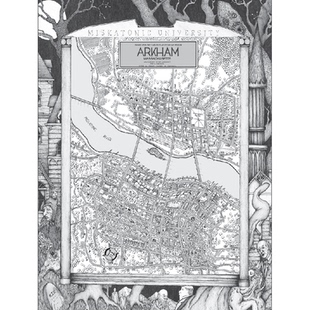 桌游驿站 Arkham Horror LCG Play Mat 诡镇奇谈 棋牌鼠标垫罗盘