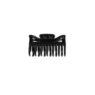 老友记瑞秋同款复古宝石蓝抓夹肯豆高级感气质盘发双层密齿鲨鱼夹