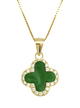 2025年新款时尚气质双面四叶草