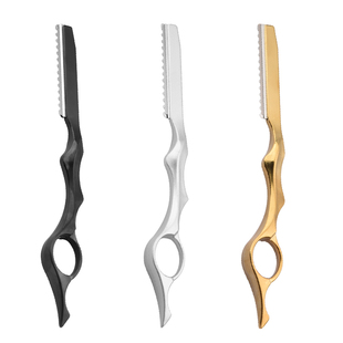 美发削刀理发刮刀合金削发刀架削发器手型设计剃刀发型师适用