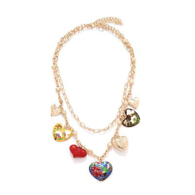 欧美大牌轻奢设计爱心项链