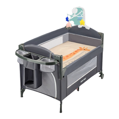可移动拼接便携式新生婴儿床