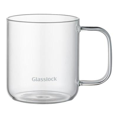 Glasslock盖朗耐热玻璃杯咖啡杯ins风喝水杯子果汁牛奶杯办公家用