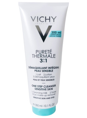 限时特价！Vichy薇姿泉之净三合一全面卸妆乳洁面爽肤洗面奶300ml