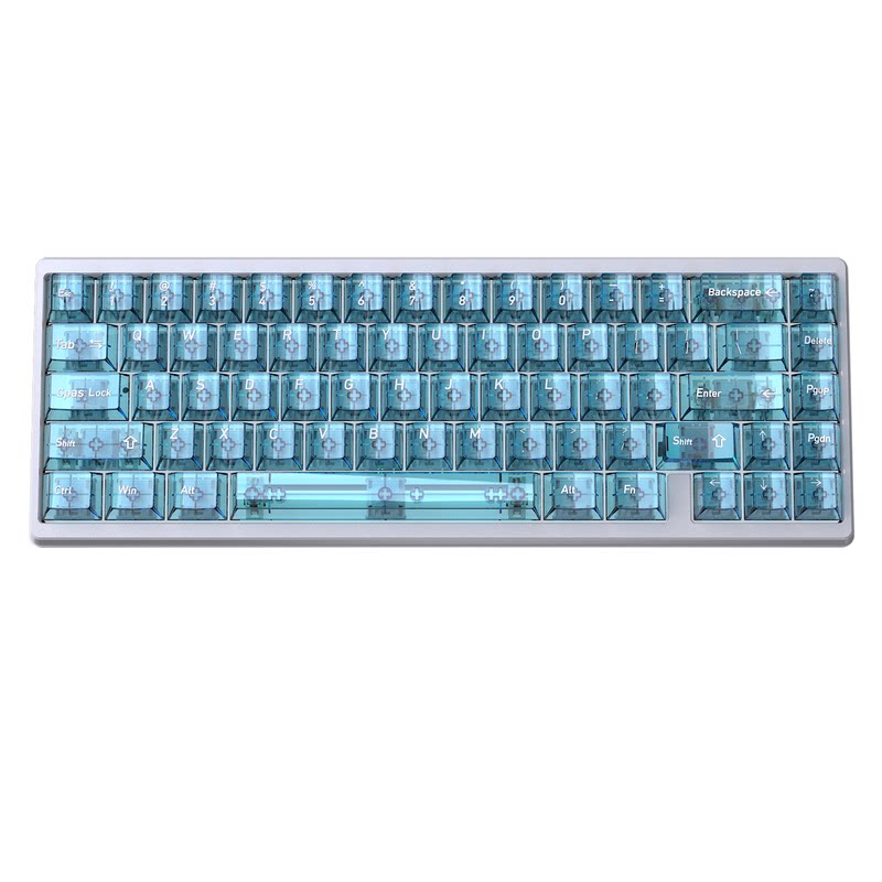 黑吉蛇AL65V2三模RGB机械键盘CNC