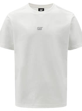 CAT卡特26夏季新品男士城市轻户外休闲简约潮流logo圆领短袖T恤