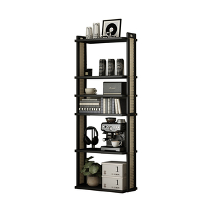 置物架落地家用多层客厅收纳架卧室杂物整理架一体靠墙陈列展示架