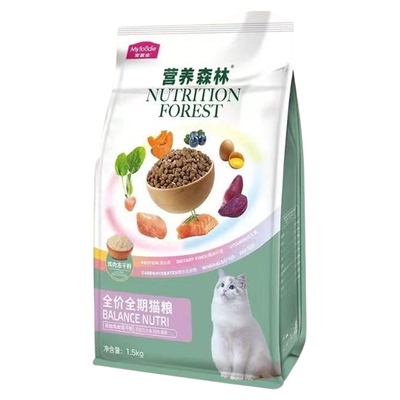 麦富迪营养森林猫粮鸡肉冻干粉