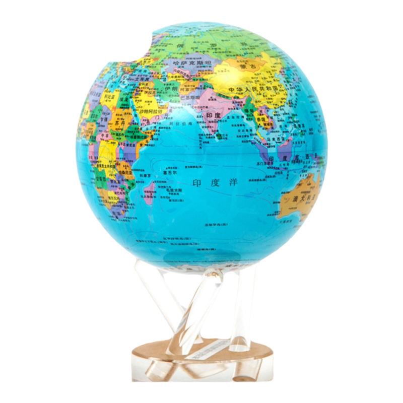磁悬浮自转地球仪书房创意摆件