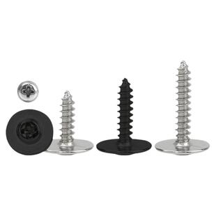 圆头带垫自攻螺丝十字盘头介子螺钉加大垫片PWA1.4M1.7M2.6M3M4M5