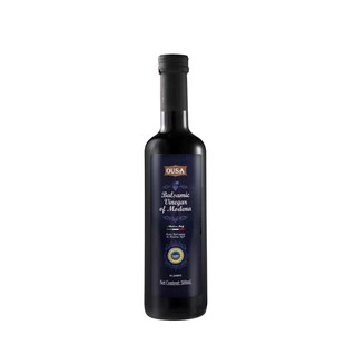 进口欧萨摩德纳黑醋500ml 意大利黑醋汁葡萄酿造食用醋沙拉油醋汁