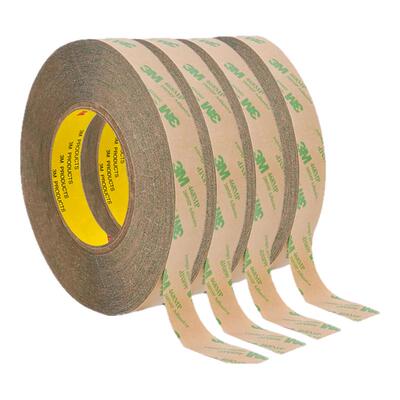 3M强力双面胶468MP超薄款透明无痕防水耐高温胶带高粘度两面胶带