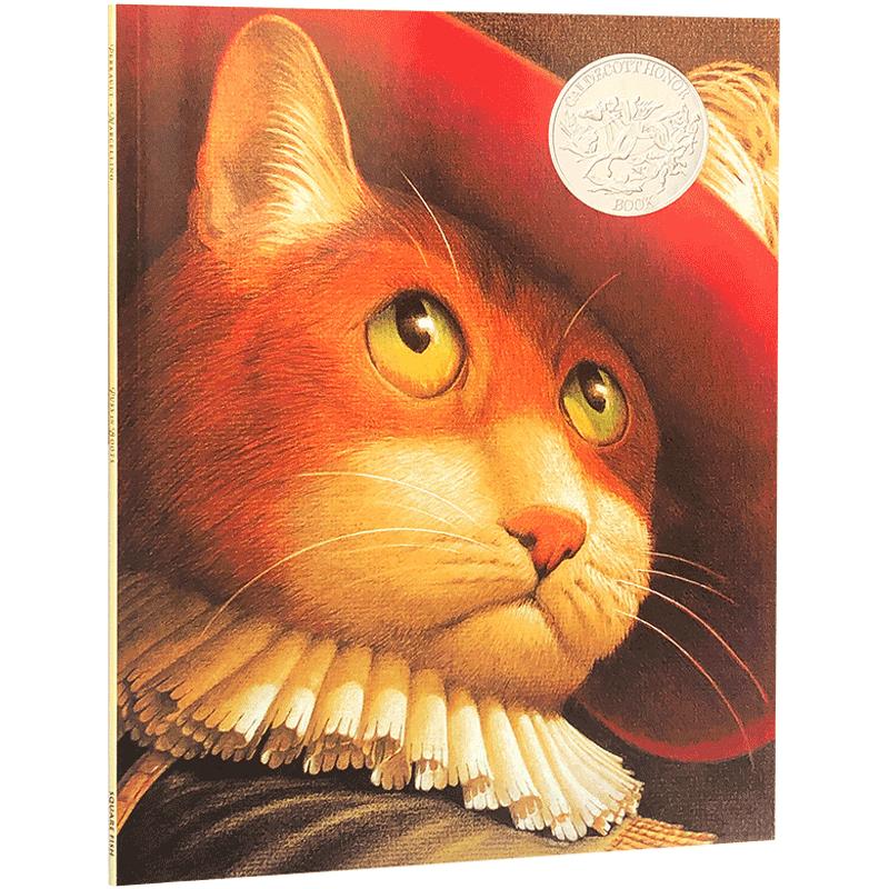 英文原版绘本 Puss in Boots 穿靴子的猫 凯迪克银奖 儿童英语启蒙图画故事书 一年级必读经典书目 小学生课外阅读学校推荐