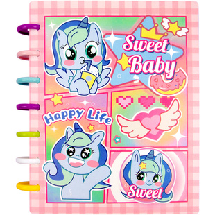 小马宝莉卡片收纳包卡本册夹卡册内页收藏本卡游儿童收集册卡包小本装放卡片的册子大容量透明盲盒四宫格卡膜