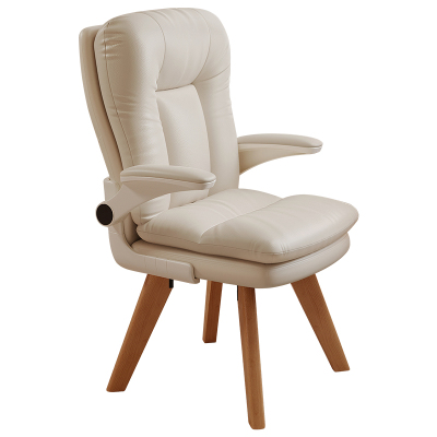 OKDO实木电脑椅可旋转化妆椅