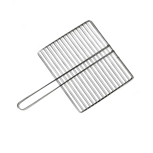 纯不锈钢海鲜筐框加粗烤鱼拍子烤海鲜专用筐烤蛤蜊烧烤工具烧烤网