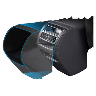 适用长安CS35PLUS改装扶手箱防踢垫汽车座椅中央后排出风口保护套