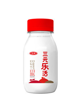 [秒杀]三元乐活牛奶生牛乳低温纯牛奶儿童营养早餐奶低温冷藏牛奶