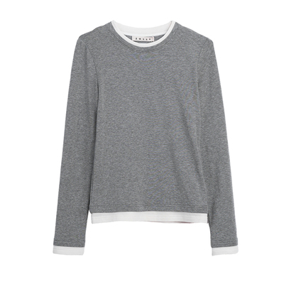 ZOLLE羊毛亲肤假两件针织衫