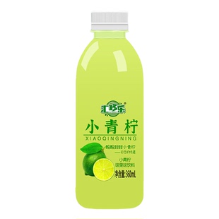 网红小青柠汁饮料柠檬汁果汁饮料整箱批特价小瓶水果汁360ml*24瓶