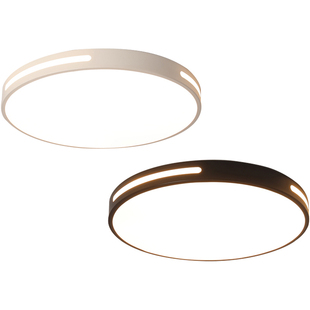 超薄led吸顶灯圆形北欧卧室灯简约现代大气客厅房间过道走廊灯具