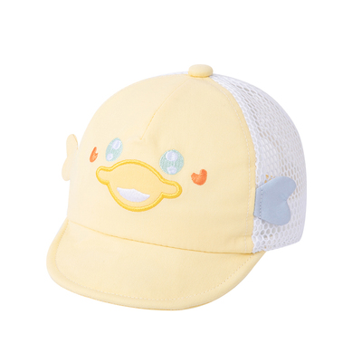 婴儿帽子夏季薄款鸭舌帽可爱超萌