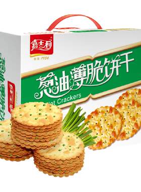 嘉士利葱香薄脆饼干口感香脆