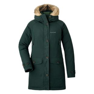 montbell日本冬季户外女款防风保暖中长款羽绒服大衣羽绒服外套