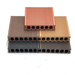 塑木地板户外庭院露台木塑二代共挤塑木板庭院花园阳台塑胶防腐木