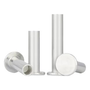 铝柳钉GB875平头半空心铆钉扁平头空心中空芯M2M2.5M3M4M5M6M8mm