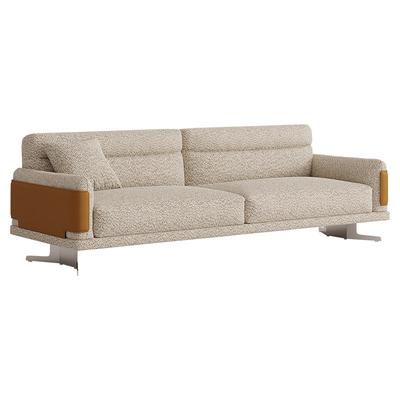 PAULJOHN极简客厅棉麻布艺沙发