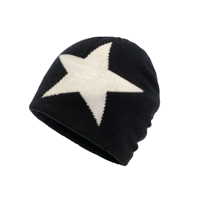 登山冷帽大头围针织帽子女款