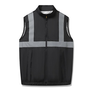 男女款夏季降温空调服反光条马甲充电带风扇的衣服环卫背心工作服