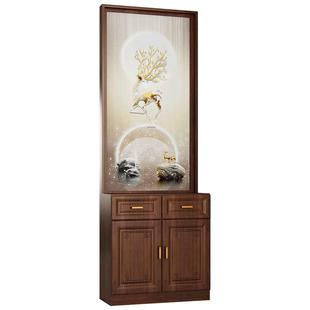 屏风隔断客厅2025新款现代简约正对入户门玄关柜新中式置物架鞋柜