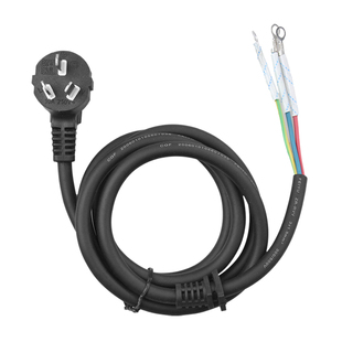 加粗电磁炉电饼档三芯电源线三相插头带线大功率纯铜连接线带卡槽