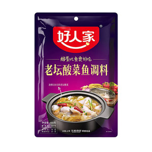 好人家老坛酸菜鱼调料包350g
