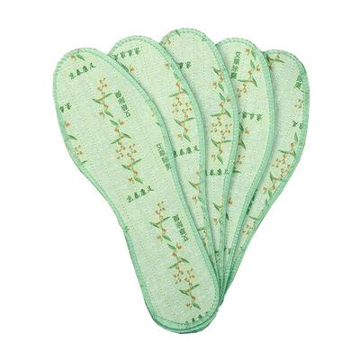 四季艾草除臭鞋垫男女吸汗透气防臭留香舒适柔软纯棉布防臭薄鞋垫