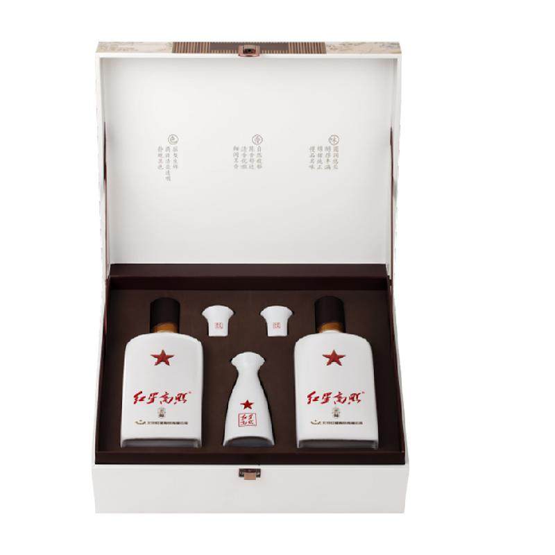 北京红星二锅头红星高照52度500mL礼盒装清香型白酒高端宴请送礼