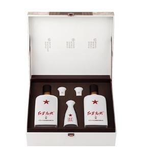 红星二锅头红星高照52度500mL*2瓶礼盒装清香型白酒高端宴请送礼