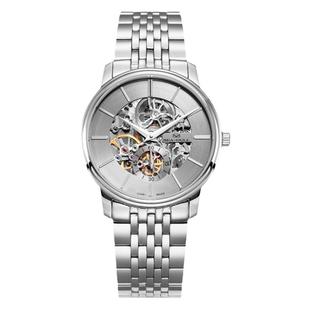 正品海鸥手表男士精钢带镂空男表手动机械表男款钢带腕表816.401K