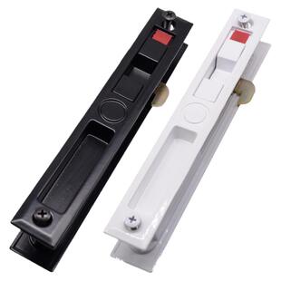 移门锁双面钩锁推拉门锁铝合金阳台卫生间玻璃窗户老式暗隐形门锁