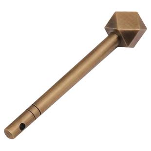 中式仿古纯铜顶箱柜铜插销直条插栓铜活柜门门鼻关公刀铜插针插棍