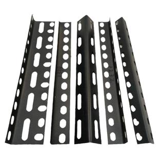 黑色整根3米货架角钢材料组装置物架多层钢条角铁钢材架子三角铁